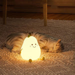 Cute Pear Bedside Night Lamp