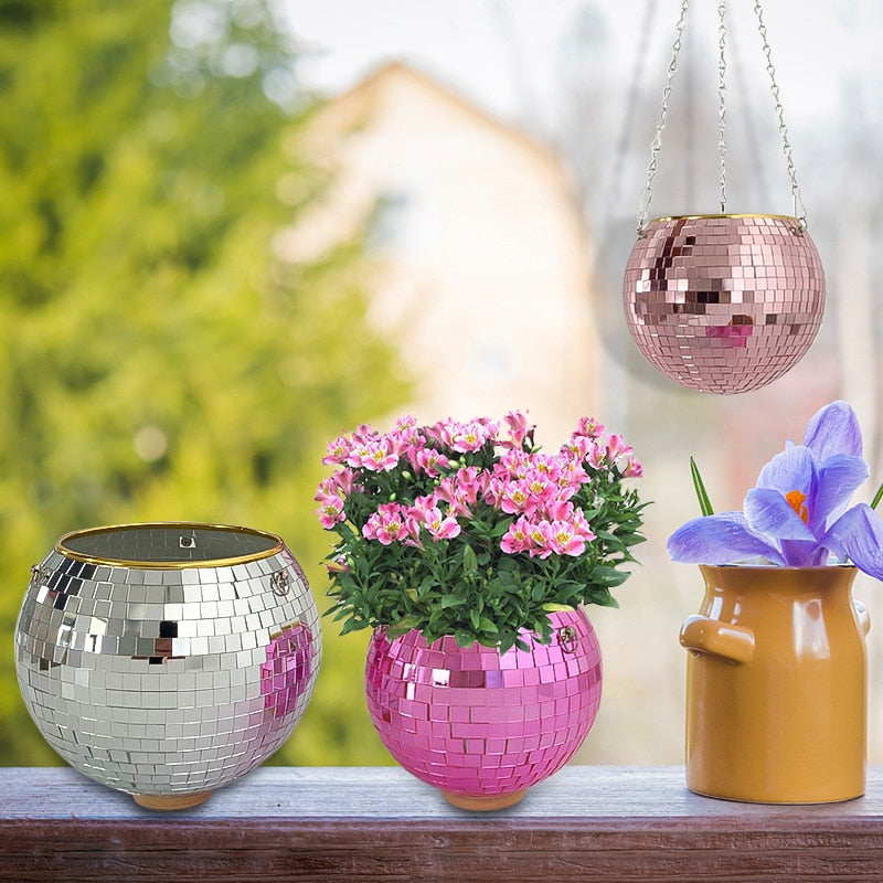 Disco Ball Planter – That Organized Home