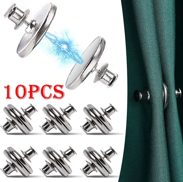 Drapery Magnets Curtain Magnets 10 Pairs – That Organized Home