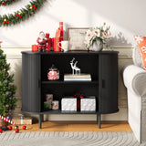 Sliding Door Console Sideboard Cabinet