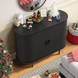 Sliding Door Console Sideboard Cabinet