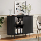 Sliding Door Console Sideboard Cabinet