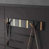 Retractable 90° Wall Mounted Hook Rack