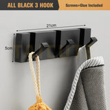 Retractable 90° Wall Mounted Hook Rack