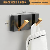 Retractable 90° Wall Mounted Hook Rack