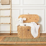 Toilet Paper Wicker Basket with Lid