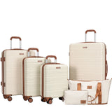Hardshell Carry-On Luggage 6-Piece Set