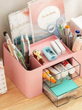 Multi-Functional Desk Organizer with Drawers
