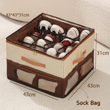 Foldable Grid Shoe Storage Box