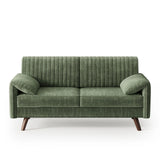 Deep Seat Chenille Loveseat Sofa