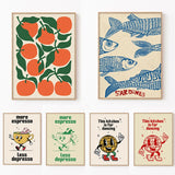 Cartoon Character Wall Posters