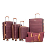Hardshell Carry-On Luggage 6-Piece Set