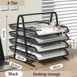 Tiered Mesh Desk Organizer