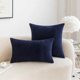 Striped Patchwork Cushion Covers