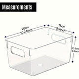 4-Pack Plastic Storage Containers