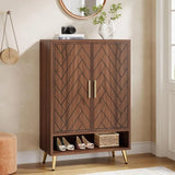24-Pair Entryway 6-Level Shoe Cabinet