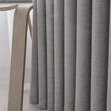 Full Blackout Linen Window Curtains