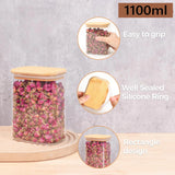 Rectangle Glass Storage Containers with Lids