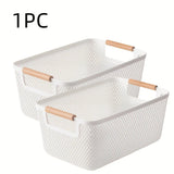 Mesh Basket with Wooden Handles