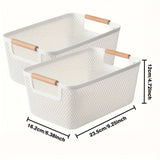 Mesh Basket with Wooden Handles