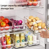 Clear Refrigerator Organizer Bins