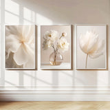 Serenity Floral Print Wall Art