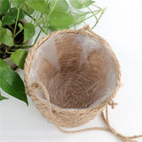 Woven Jute Hanging Plant Holder