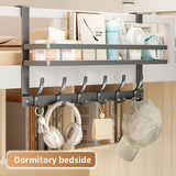 Over Door Metal Hook with Basket
