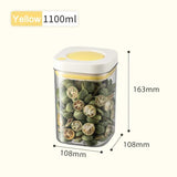 Sealed Press Vacuum Container Jars