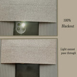 Full Blackout Linen Window Curtains