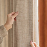 Semi-Transparent Linen Gauze Curtain