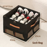 Foldable Grid Shoe Storage Box