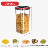 Rotating Cover Airtight Food Storage Jar