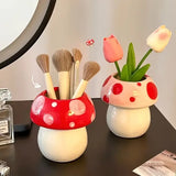 Mushroom Ceramic Pen Holder