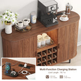 Multifunctional Bar Cabinet with Lights