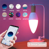 Smart Dimmable WiFi E14 RGB LED Bulb