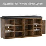10 Cubbies Shoe Storage Bench