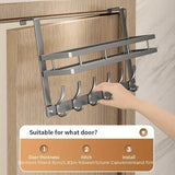 Over Door Metal Hook with Basket