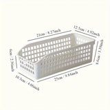 4 Pieces Multifunctional Plastic Basket Set