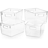4-Pack Plastic Storage Containers