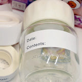 Removable Food Storage Labels