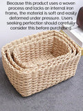 Natural Rattan Woven Organizer Basket