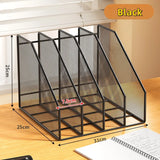 Steel Mesh Desktop File Organizer