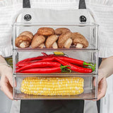 Stackable Refrigerator Organizer Bins