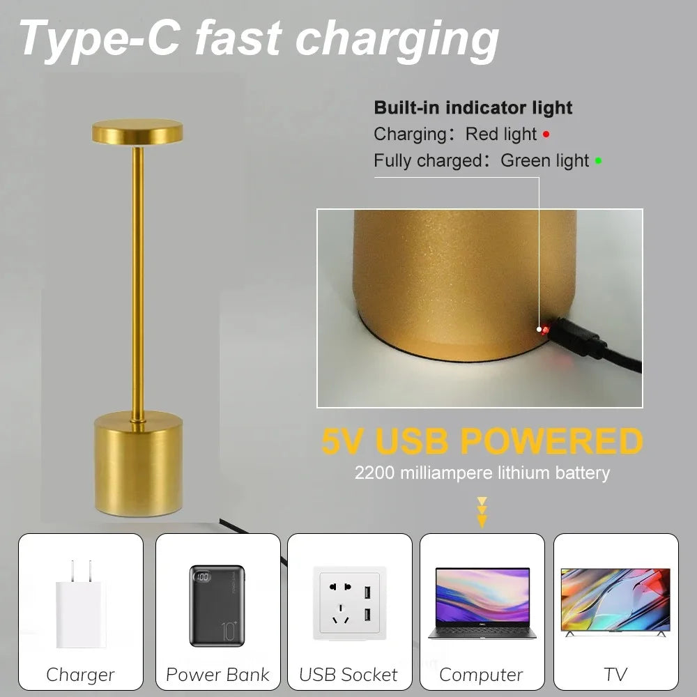 Touch Sensor LED Table Lamp – That Organized Home