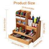 Classic Desk Organizer with Drawer