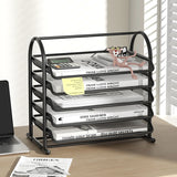 Tiered Mesh Desk Organizer