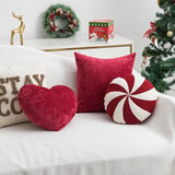 Christmas Candy Cane Throw Pillow