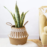 Large Wicker Flower Basket