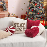 Christmas Candy Cane Throw Pillow